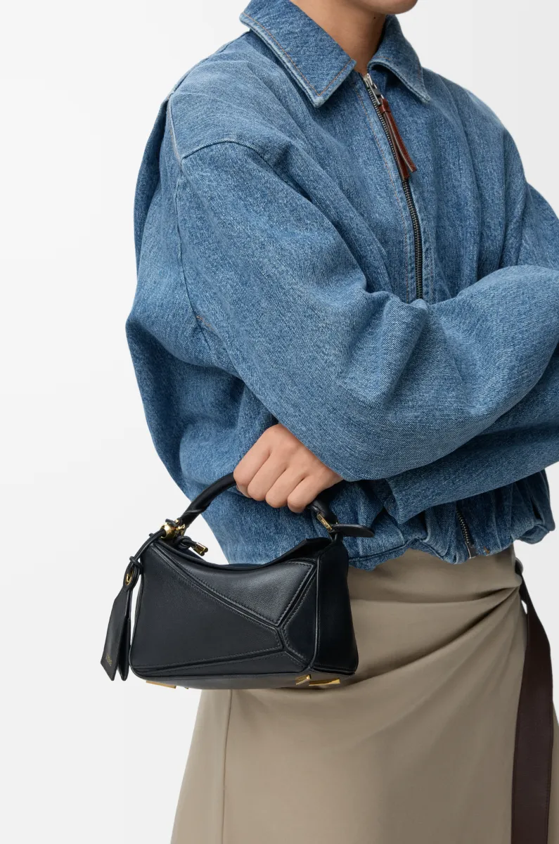 迷你纳帕羊皮革 Featherlight Puzzle 手袋