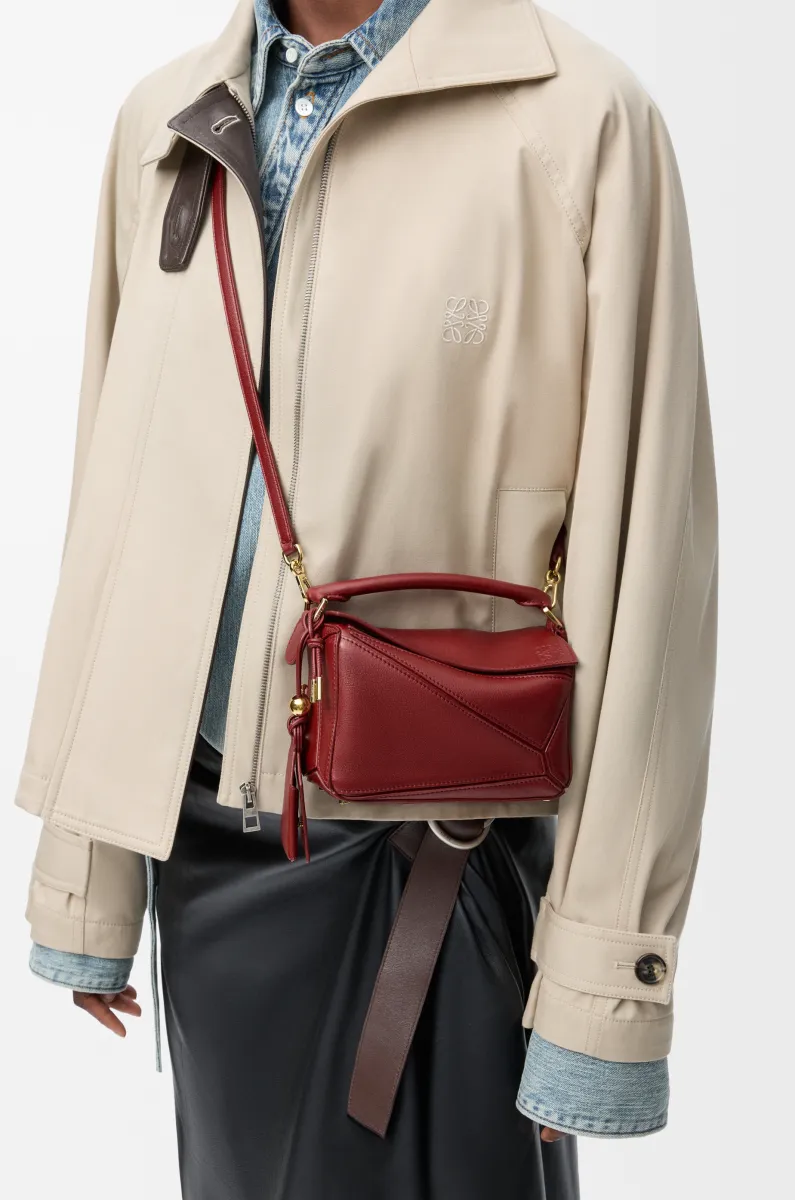 迷你纳帕羊皮革 Featherlight Puzzle 手袋