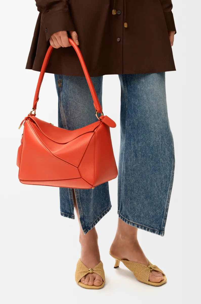 中号纳帕羊皮革 Featherlight Puzzle 手袋