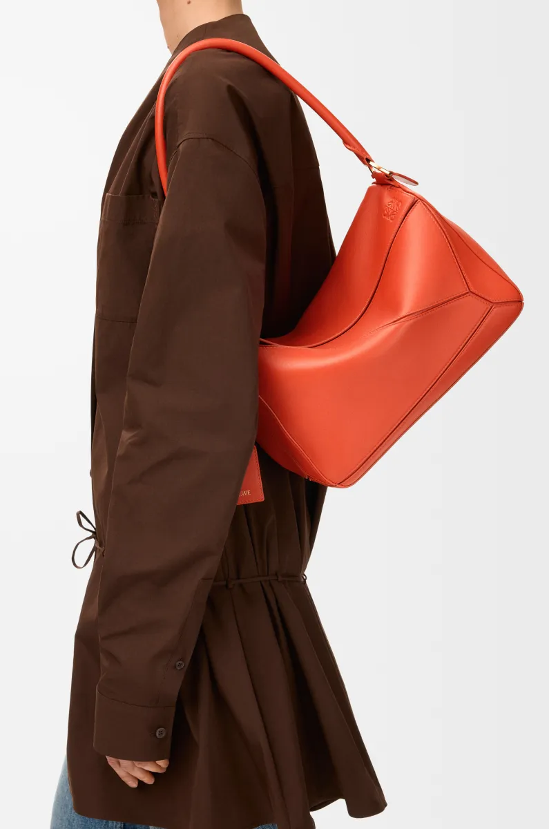 中号纳帕羊皮革 Featherlight Puzzle 手袋