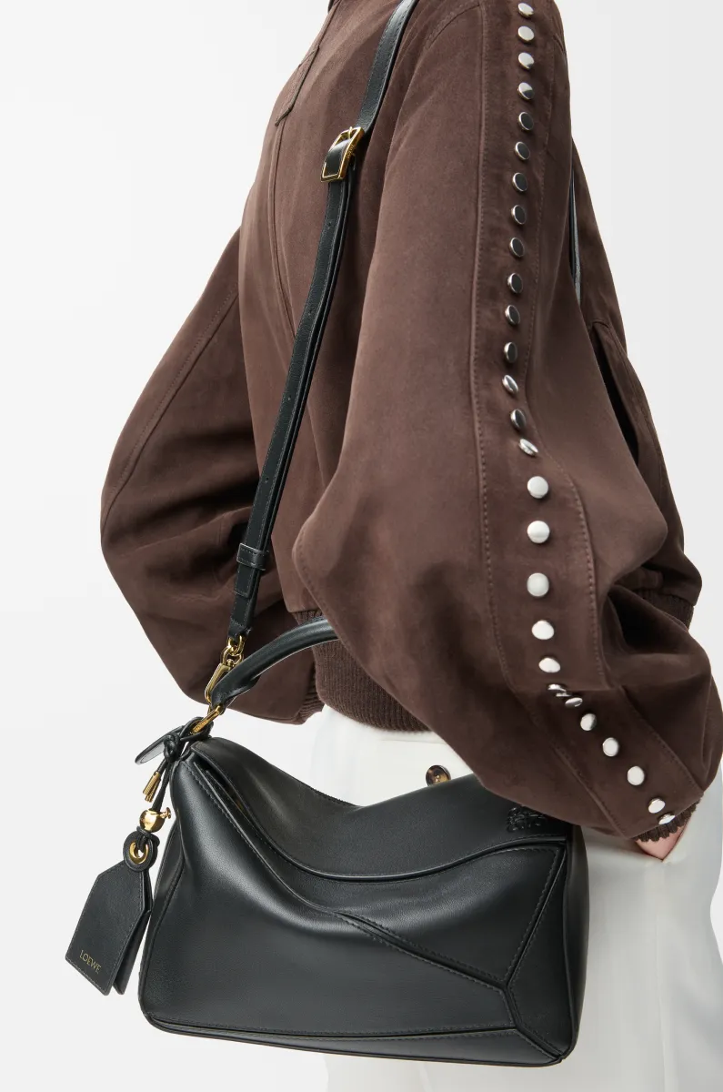 小号纳帕羊皮革 Featherlight Puzzle 手袋