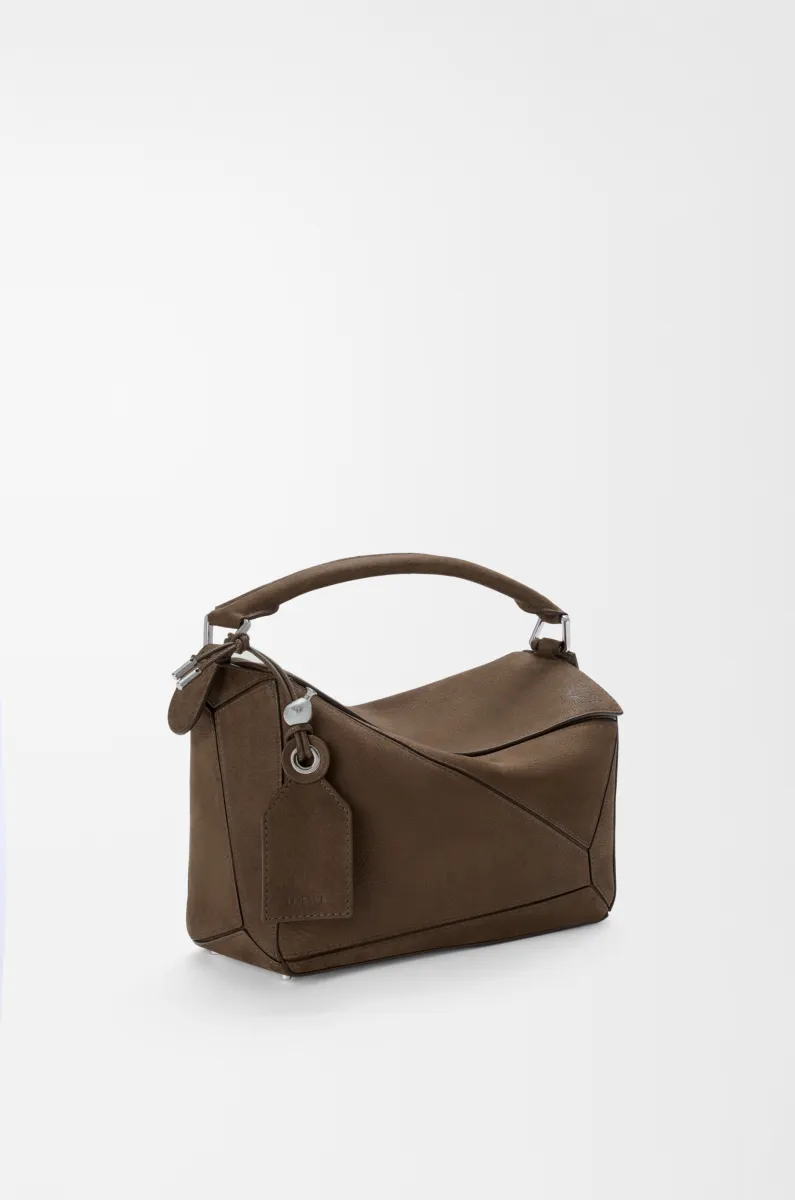 小号粒面牛巴革 Featherlight Puzzle 手袋