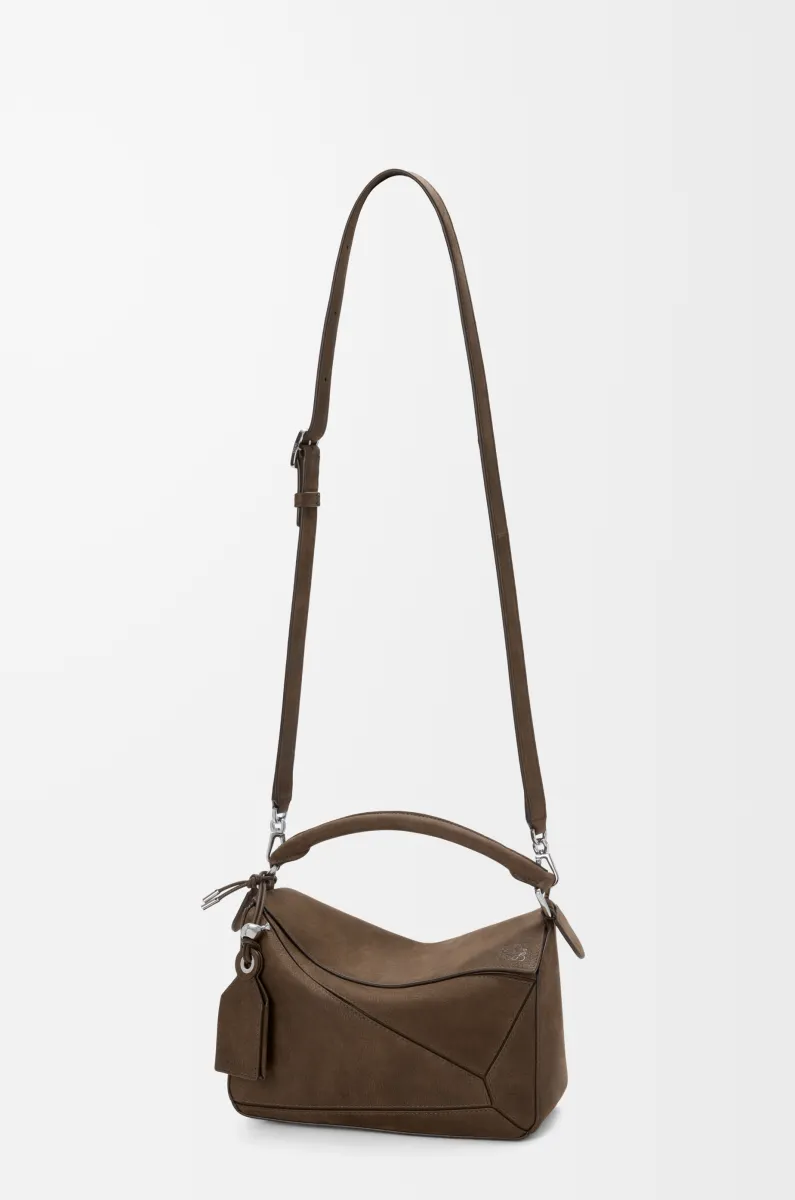 小号粒面牛巴革 Featherlight Puzzle 手袋