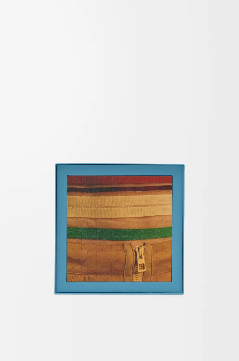 牛皮革、绒面革和帆布 Puzzle 10周年 拼贴典藏版手袋