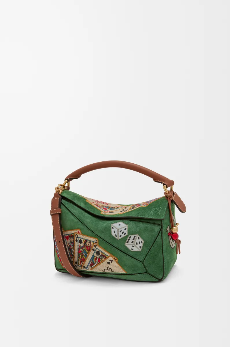 绒面牛皮革 Puzzle 10周年 2018春夏时装秀典藏版手袋