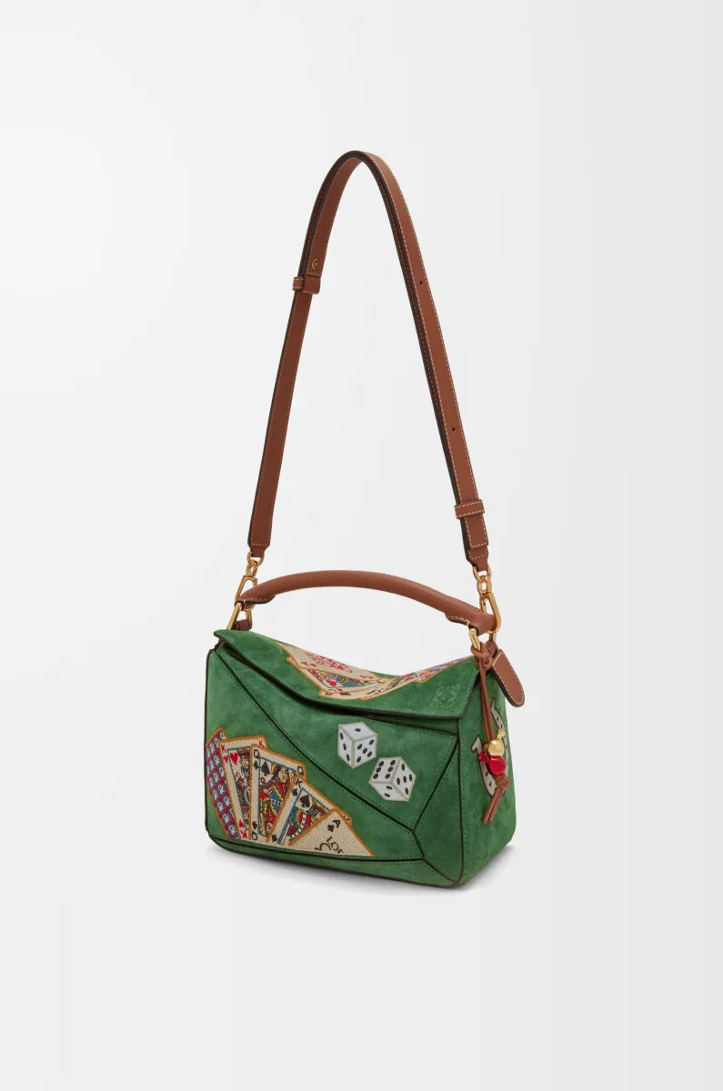 绒面牛皮革 Puzzle 10周年 2018春夏时装秀典藏版手袋