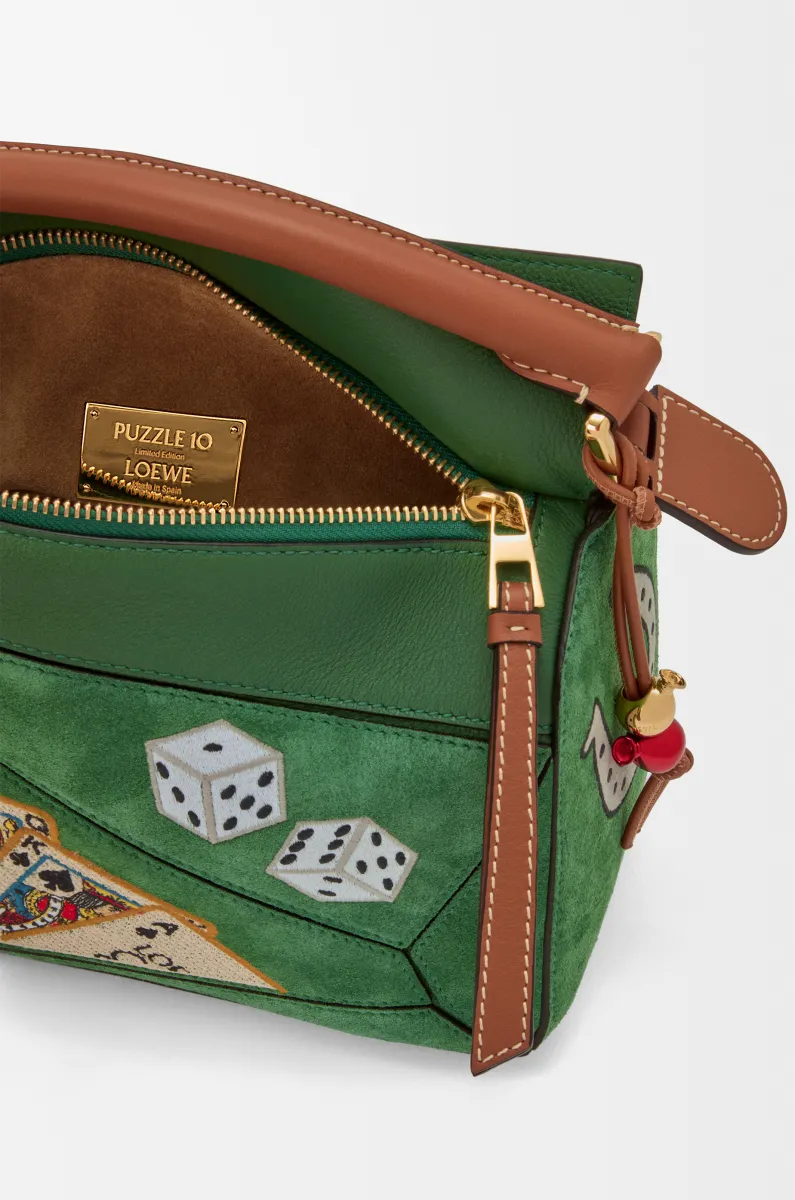 绒面牛皮革 Puzzle 10周年 2018春夏时装秀典藏版手袋