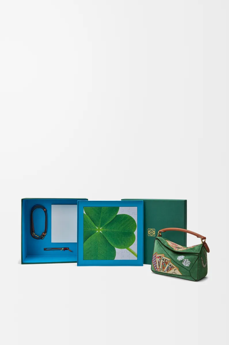 绒面牛皮革 Puzzle 10周年 2018春夏时装秀典藏版手袋