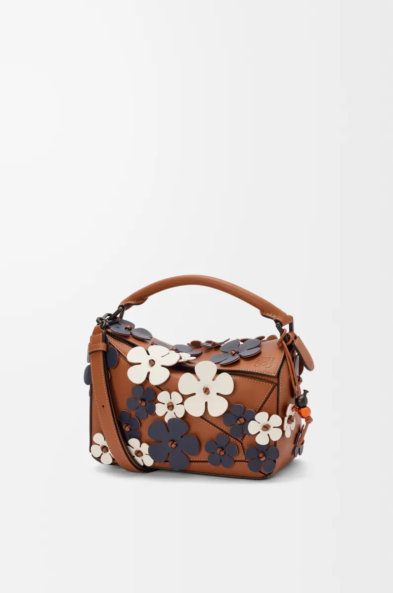 经典牛皮革 Puzzle 10周年 夏威夷花卉典藏版手袋