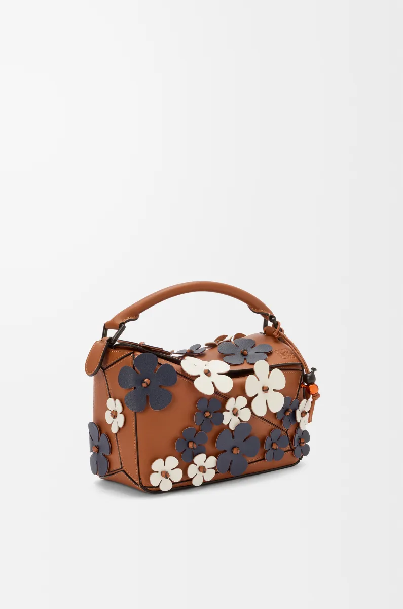 经典牛皮革 Puzzle 10周年 夏威夷花卉典藏版手袋