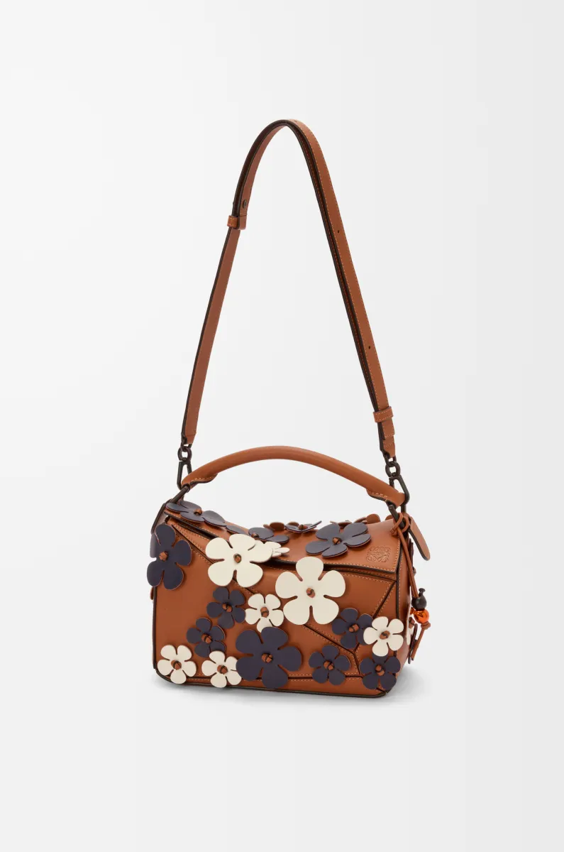 经典牛皮革 Puzzle 10周年 夏威夷花卉典藏版手袋