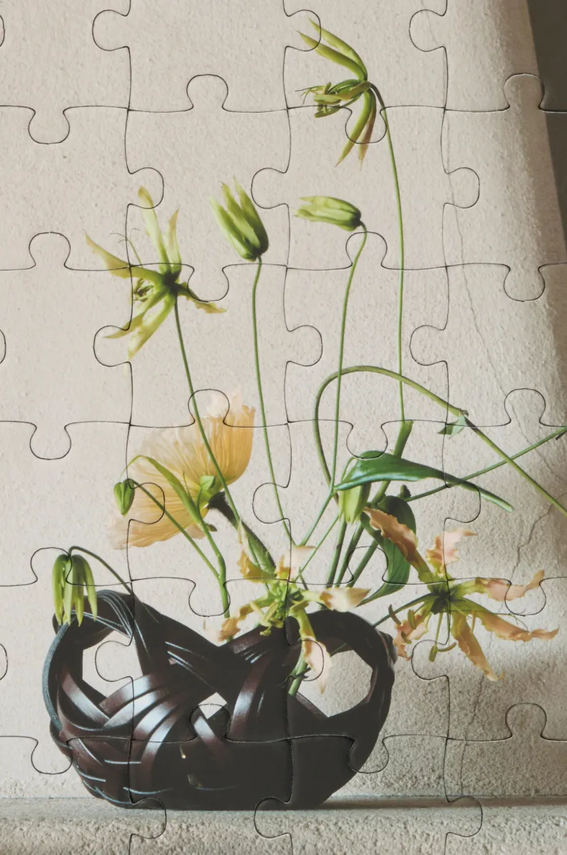 经典牛皮革 Puzzle 10周年 夏威夷花卉典藏版手袋