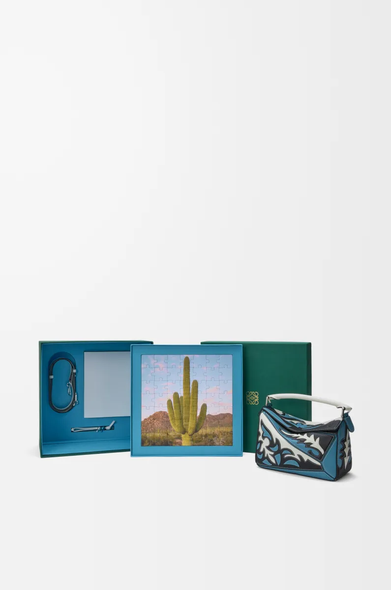 经典牛皮革 Puzzle 10周年 牛仔典藏版手袋