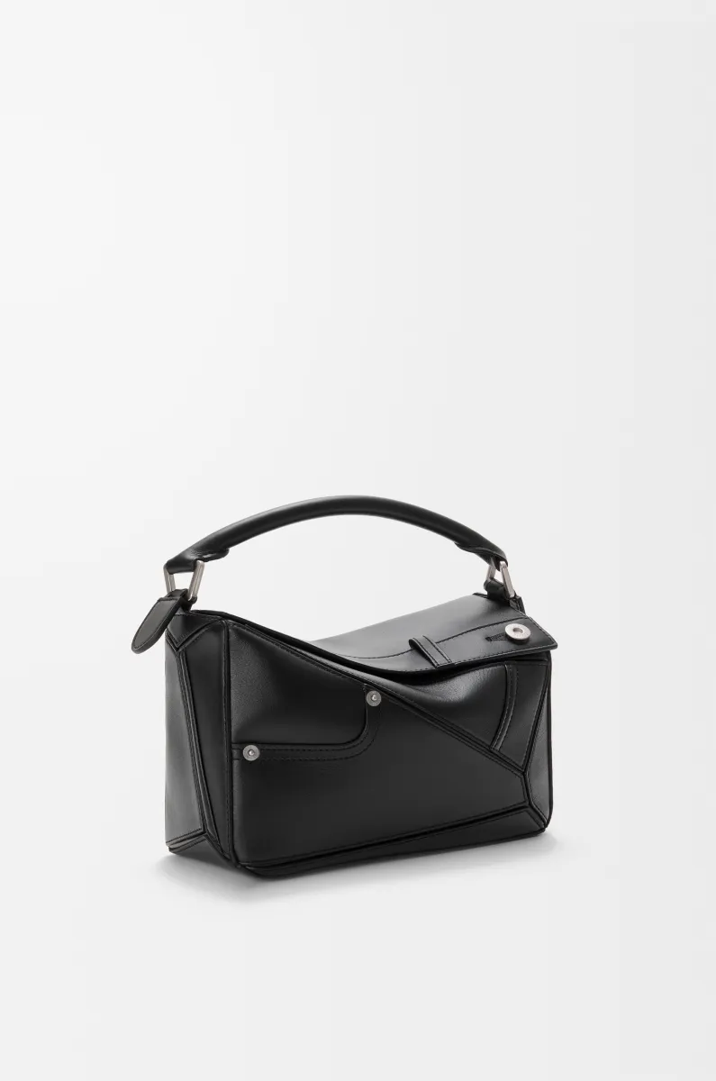 小号亮面牛皮革 Panta Puzzle 手袋