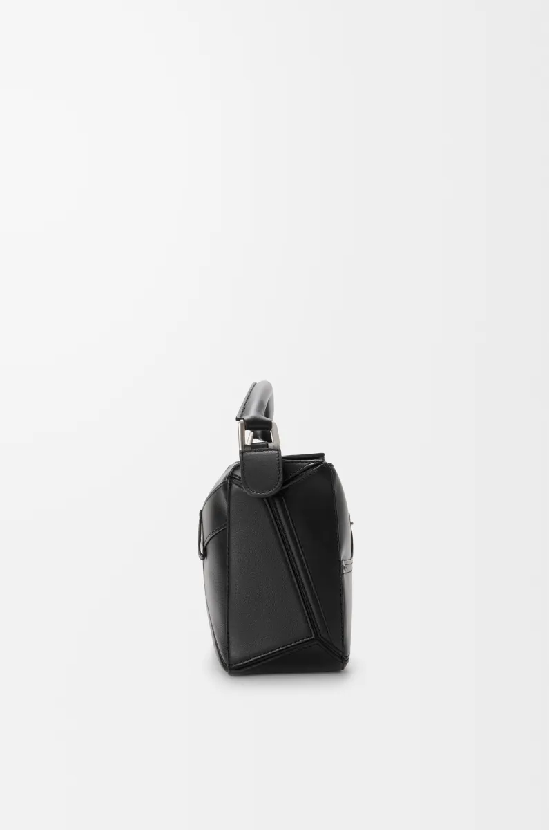 小号亮面牛皮革 Panta Puzzle 手袋