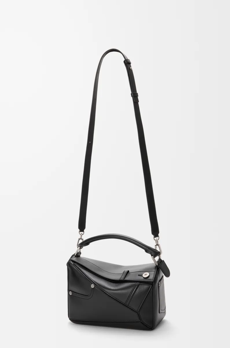 小号亮面牛皮革 Panta Puzzle 手袋