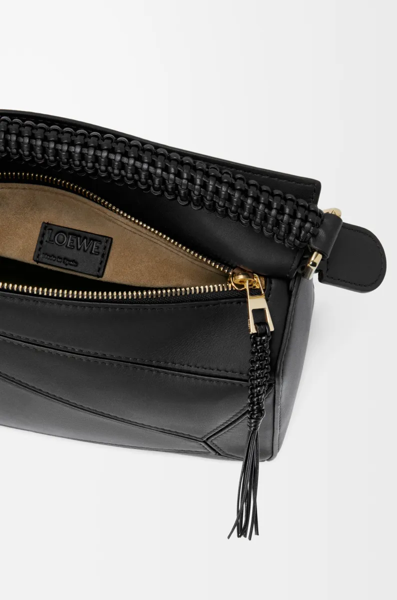 小号光滑牛皮革和纳帕羊皮革 Puzzle 手袋