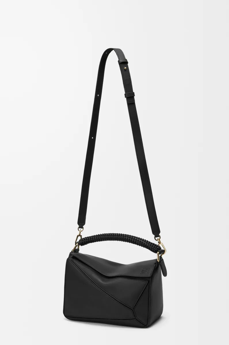 小号光滑牛皮革和纳帕羊皮革 Puzzle 手袋