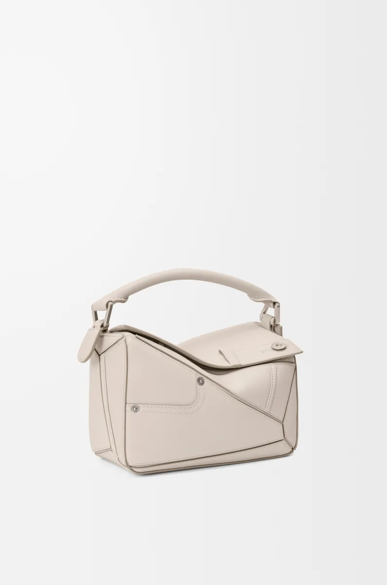 小号亮面牛皮革 Panta Puzzle 手袋