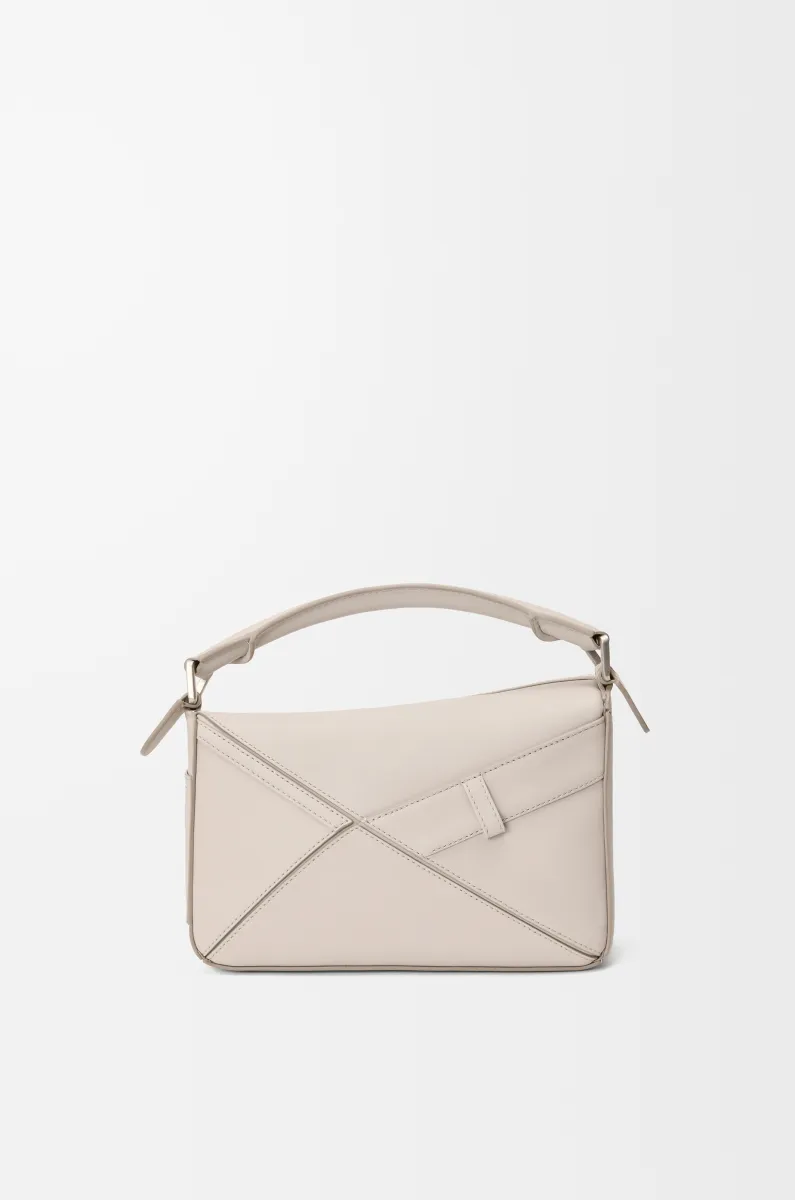 小号亮面牛皮革 Panta Puzzle 手袋