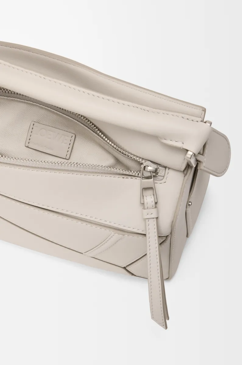 小号亮面牛皮革 Panta Puzzle 手袋