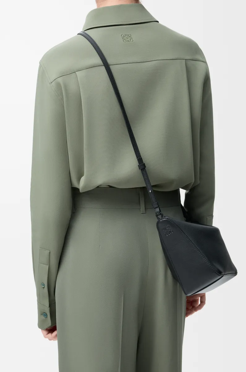 迷你经典牛皮革 Hammock Hobo 手袋