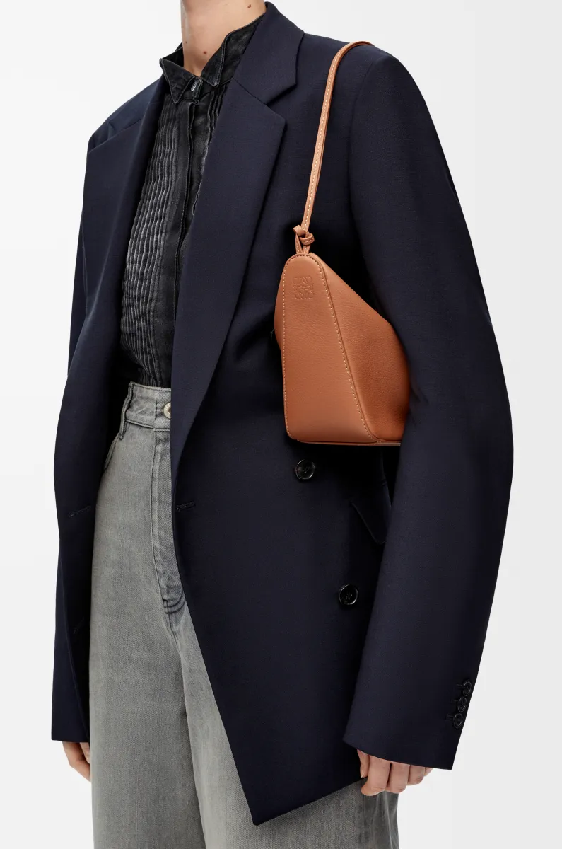 迷你经典牛皮革 Hammock Hobo 手袋