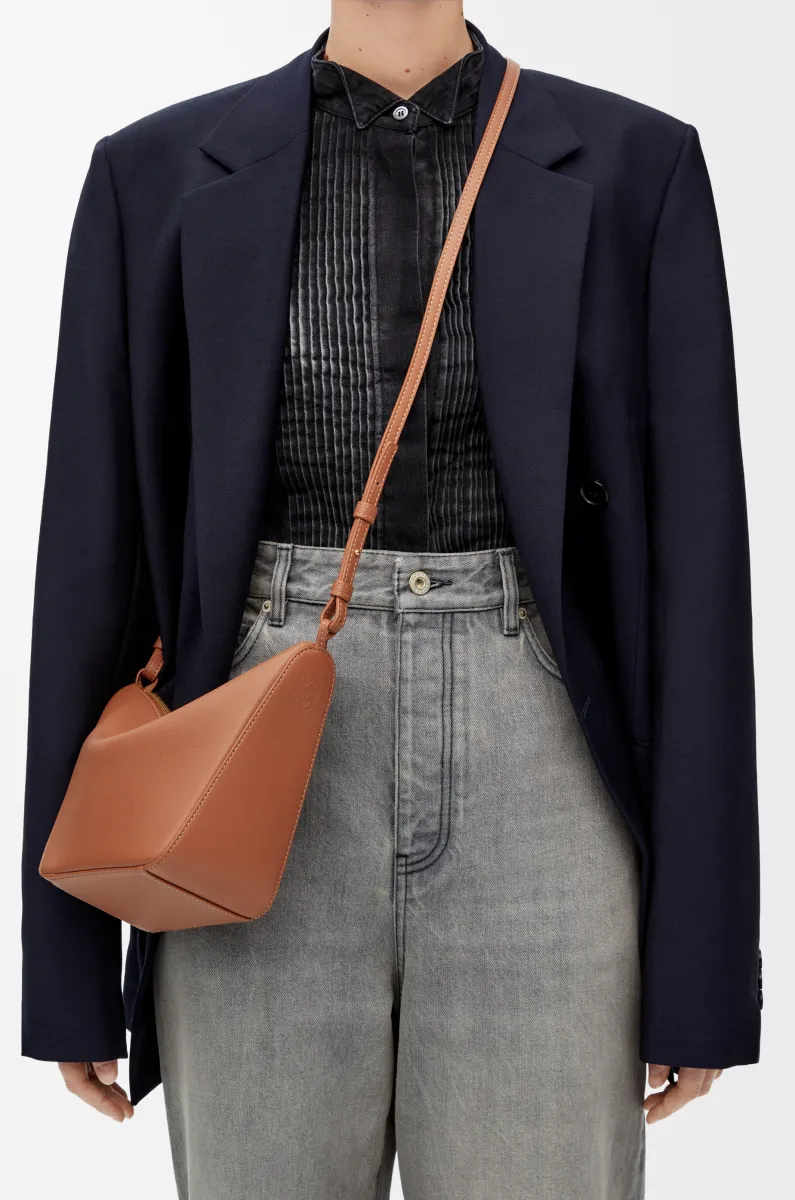 迷你经典牛皮革 Hammock Hobo 手袋