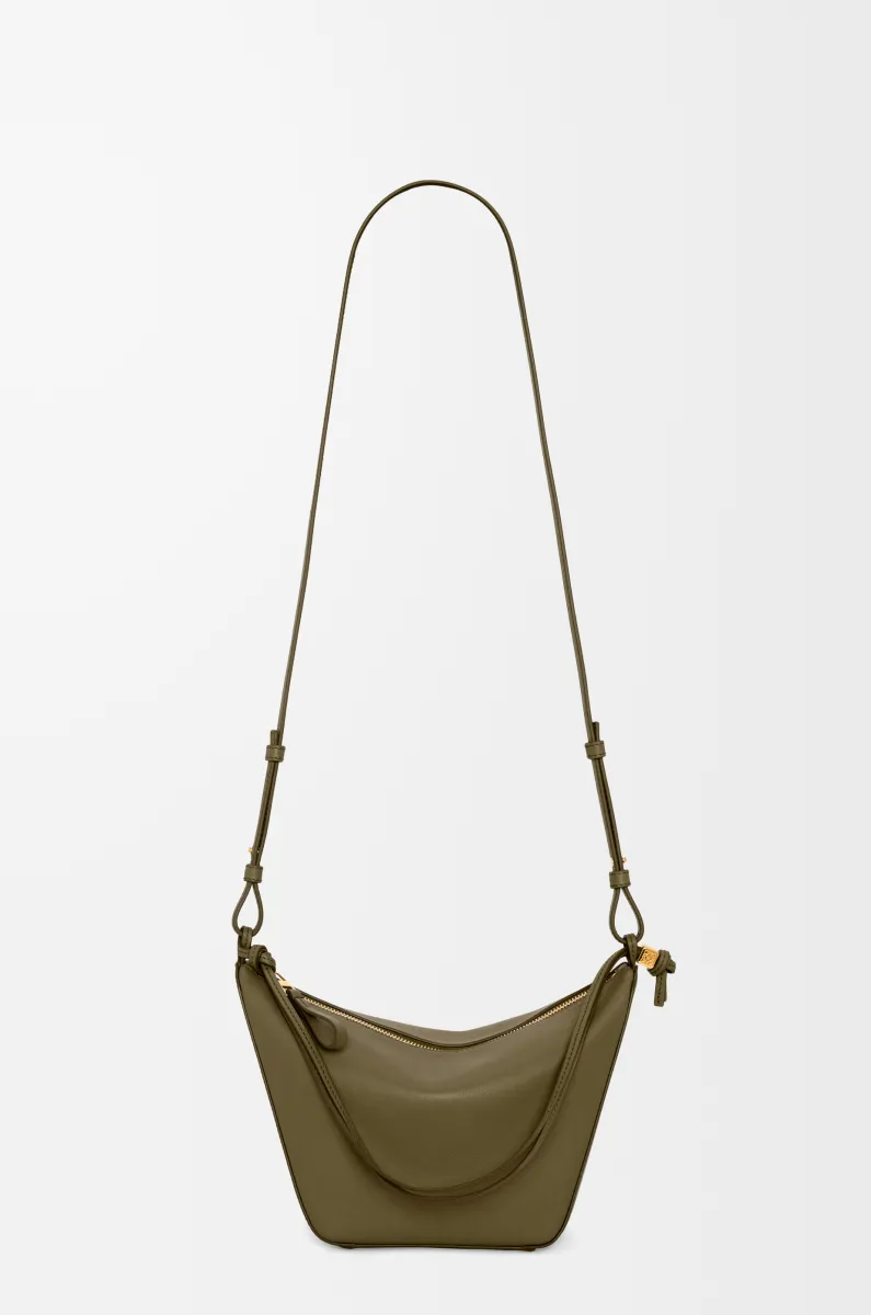 迷你经典牛皮革 Hammock Hobo 手袋