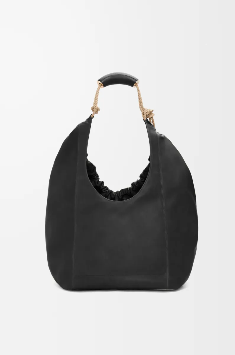 超大号天然牛皮革 Squeeze 手袋