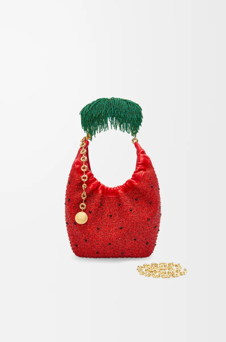 迷你珠饰皮革 Squeeze 手袋