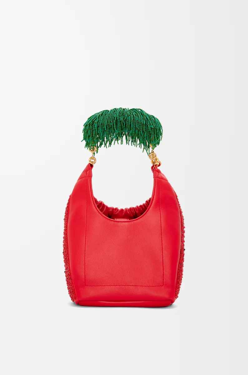 迷你珠饰皮革 Squeeze 手袋