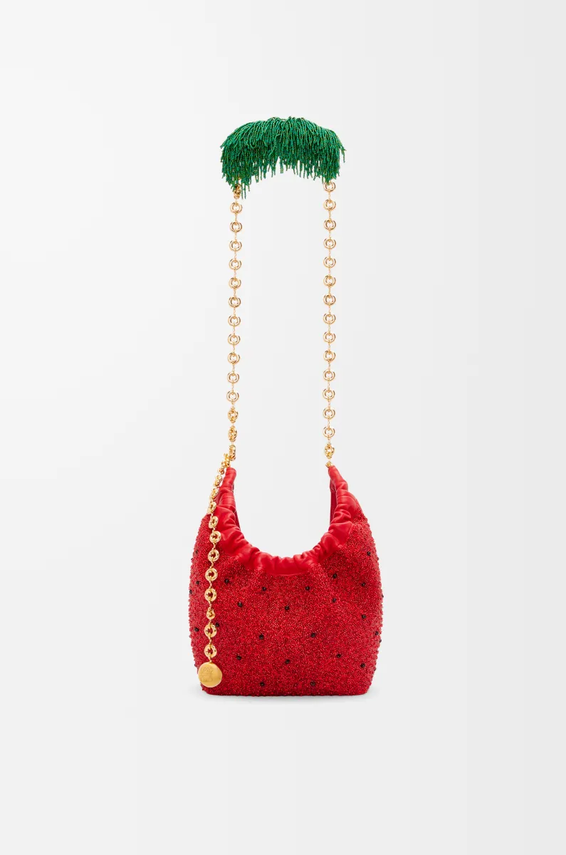 迷你珠饰皮革 Squeeze 手袋