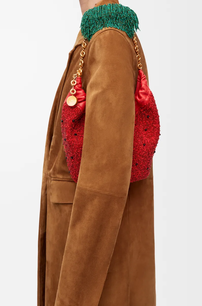 迷你珠饰皮革 Squeeze 手袋