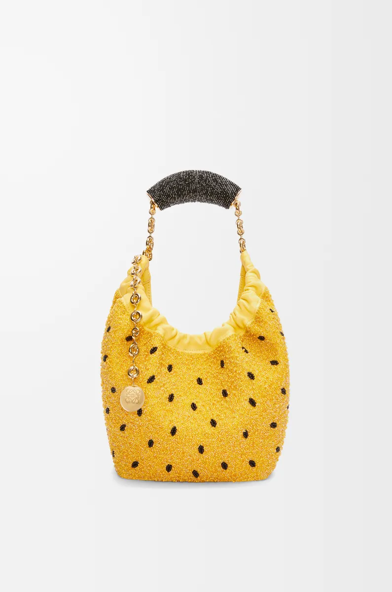 迷你珠饰皮革 Squeeze 手袋