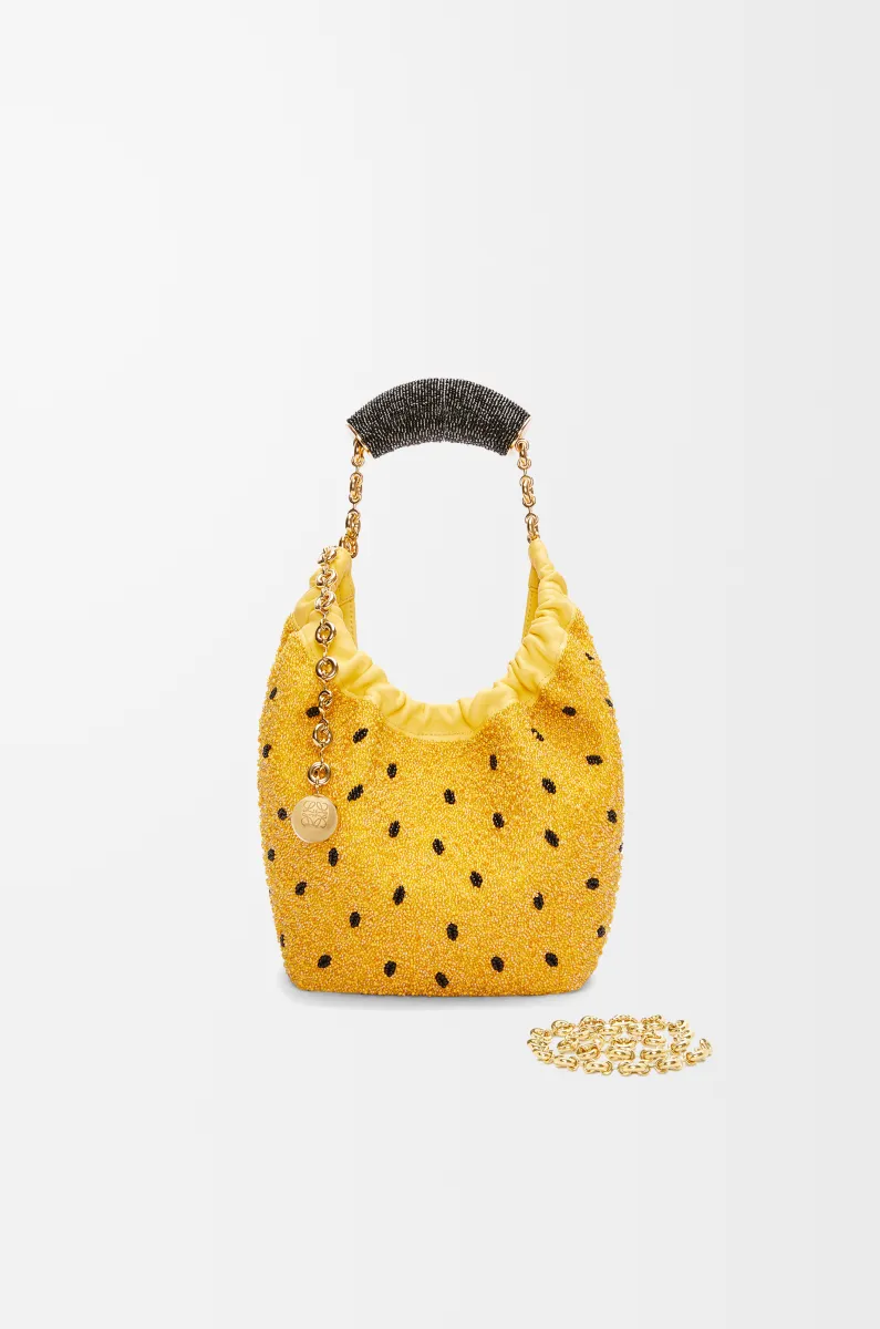 迷你珠饰皮革 Squeeze 手袋