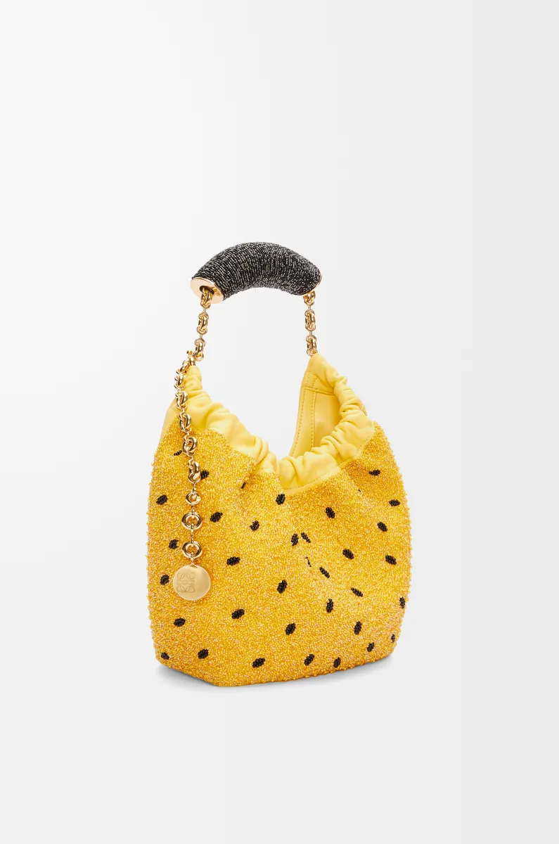 迷你珠饰皮革 Squeeze 手袋