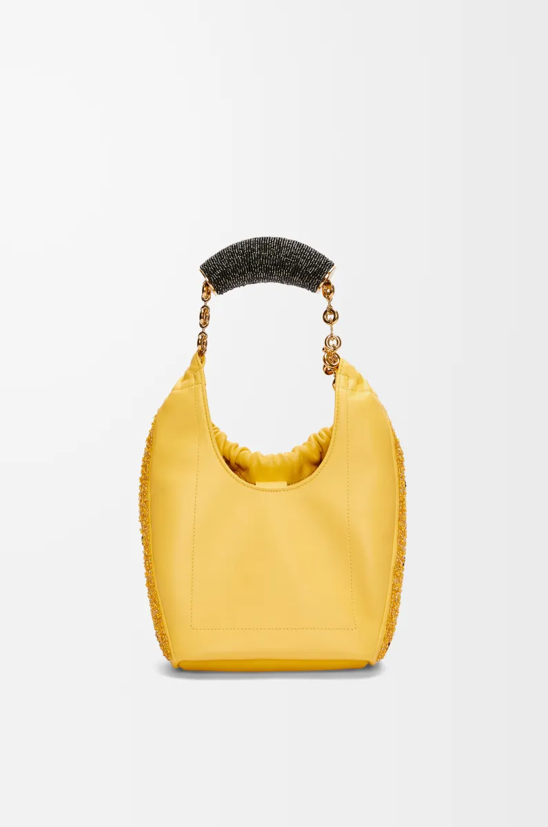 迷你珠饰皮革 Squeeze 手袋