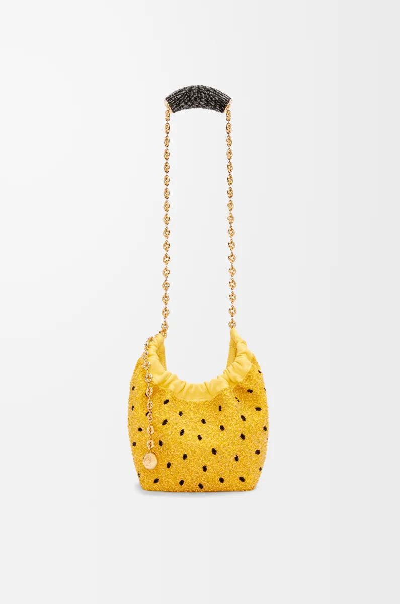 迷你珠饰皮革 Squeeze 手袋