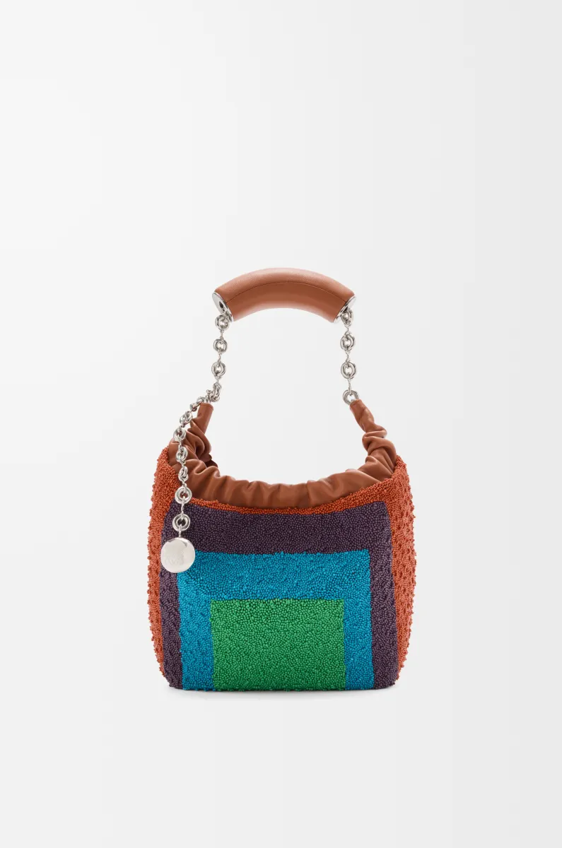 迷你珠饰皮革 Squeeze 手袋