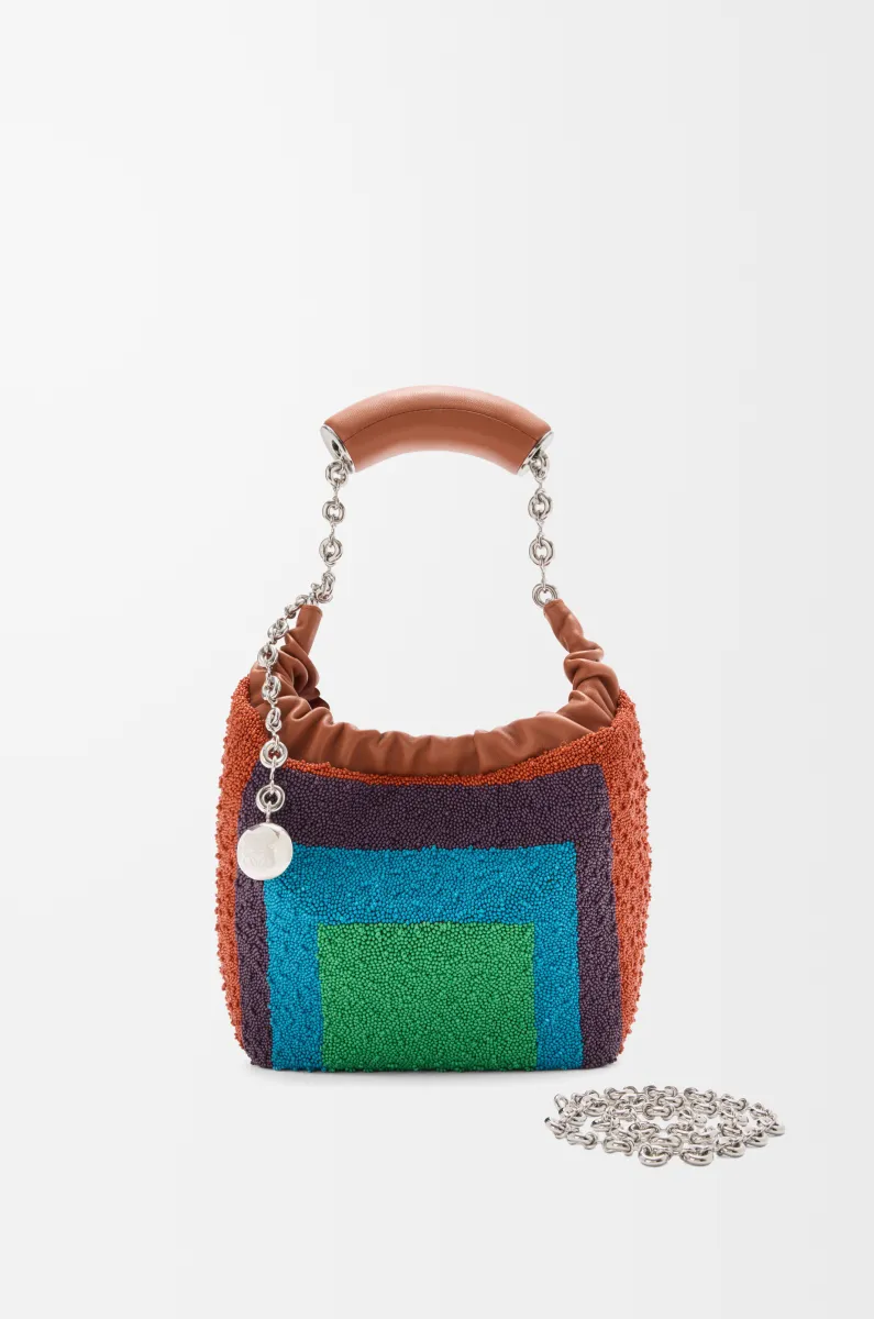 迷你珠饰皮革 Squeeze 手袋