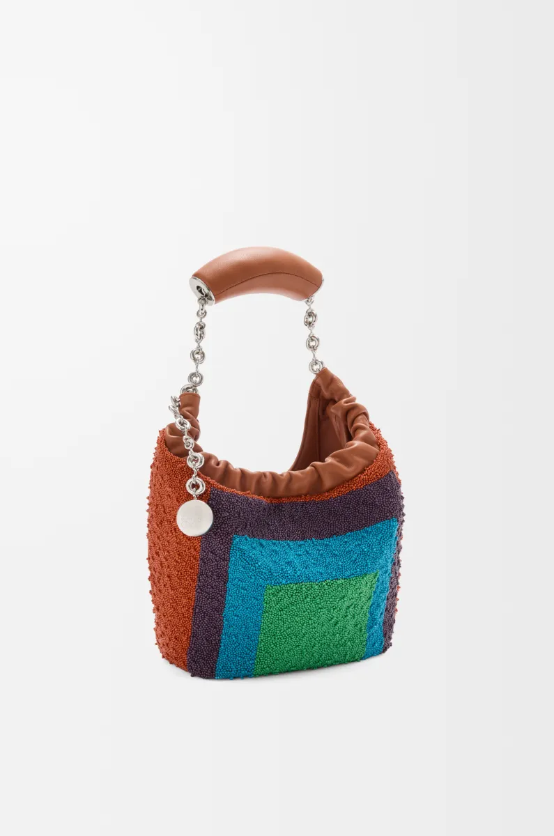 迷你珠饰皮革 Squeeze 手袋