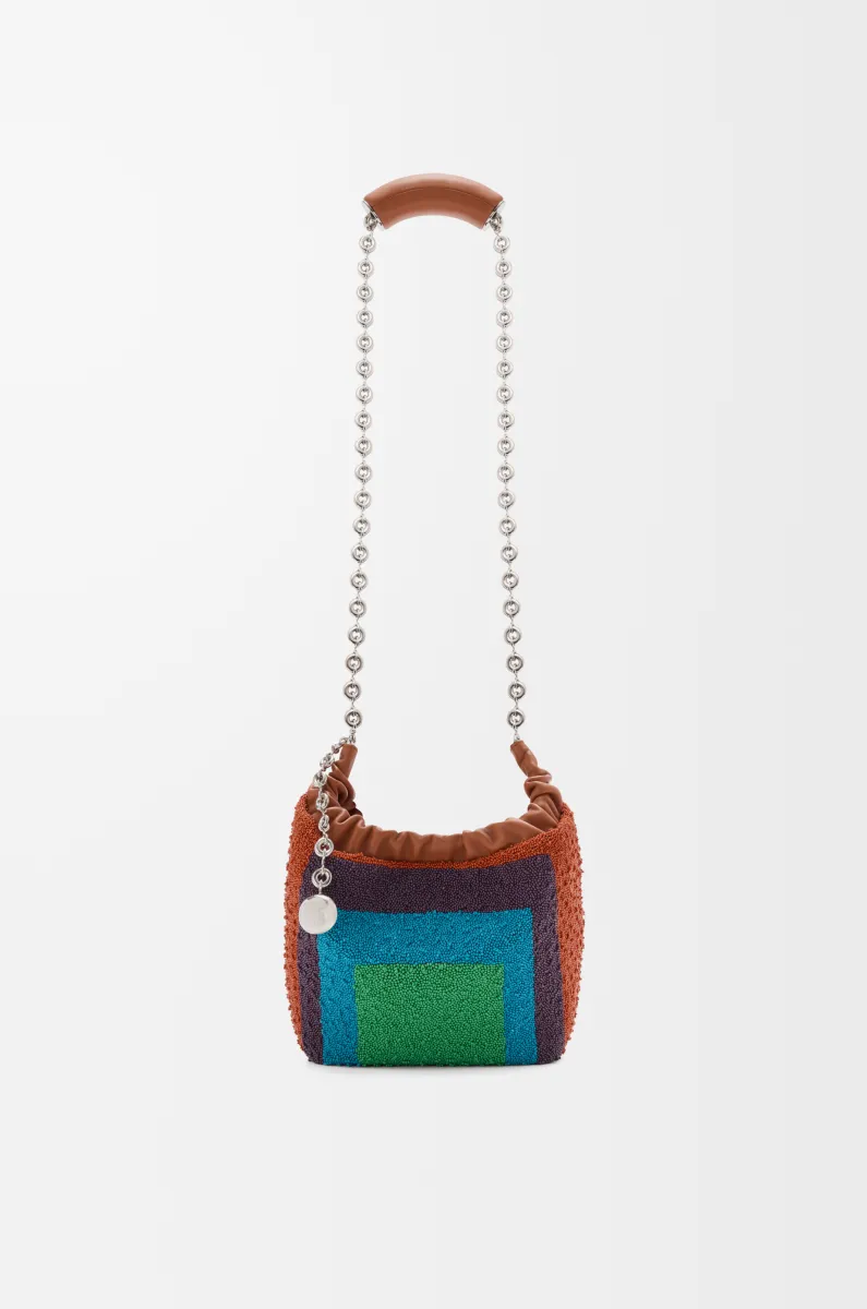 迷你珠饰皮革 Squeeze 手袋