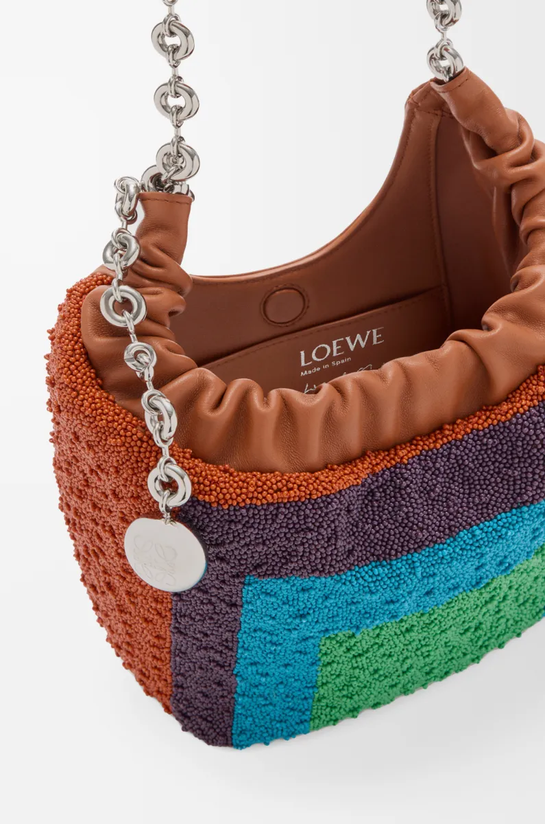 迷你珠饰皮革 Squeeze 手袋