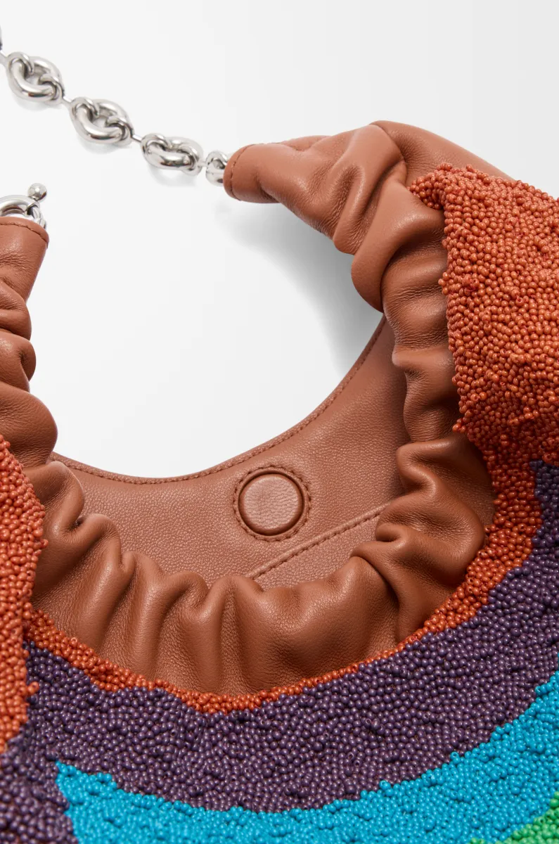 迷你珠饰皮革 Squeeze 手袋