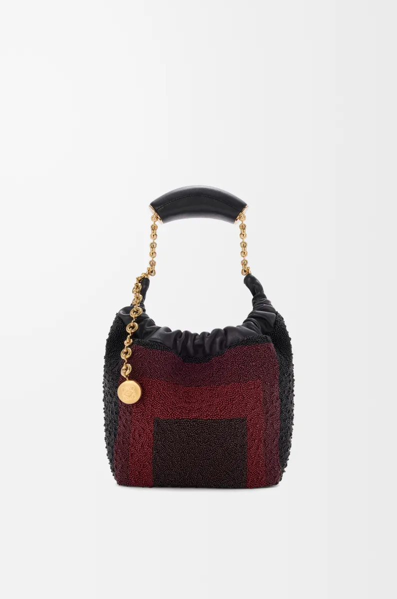 迷你珠饰皮革 Squeeze 手袋