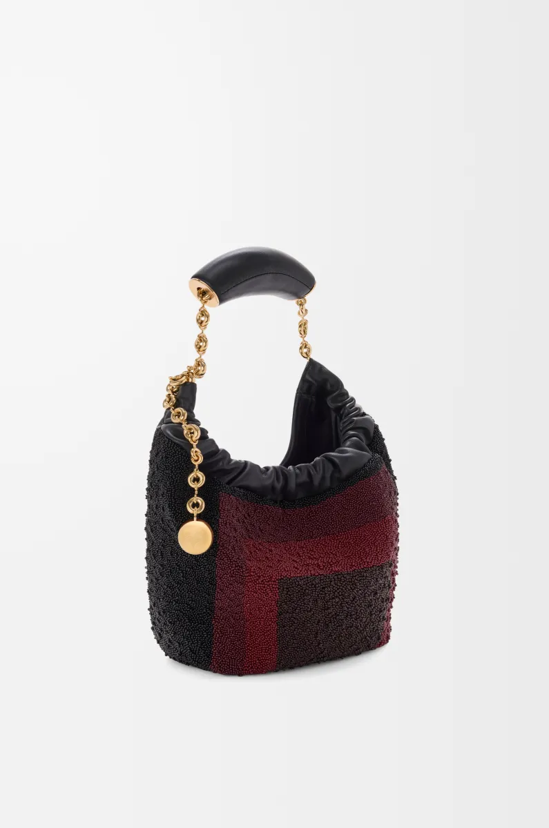 迷你珠饰皮革 Squeeze 手袋