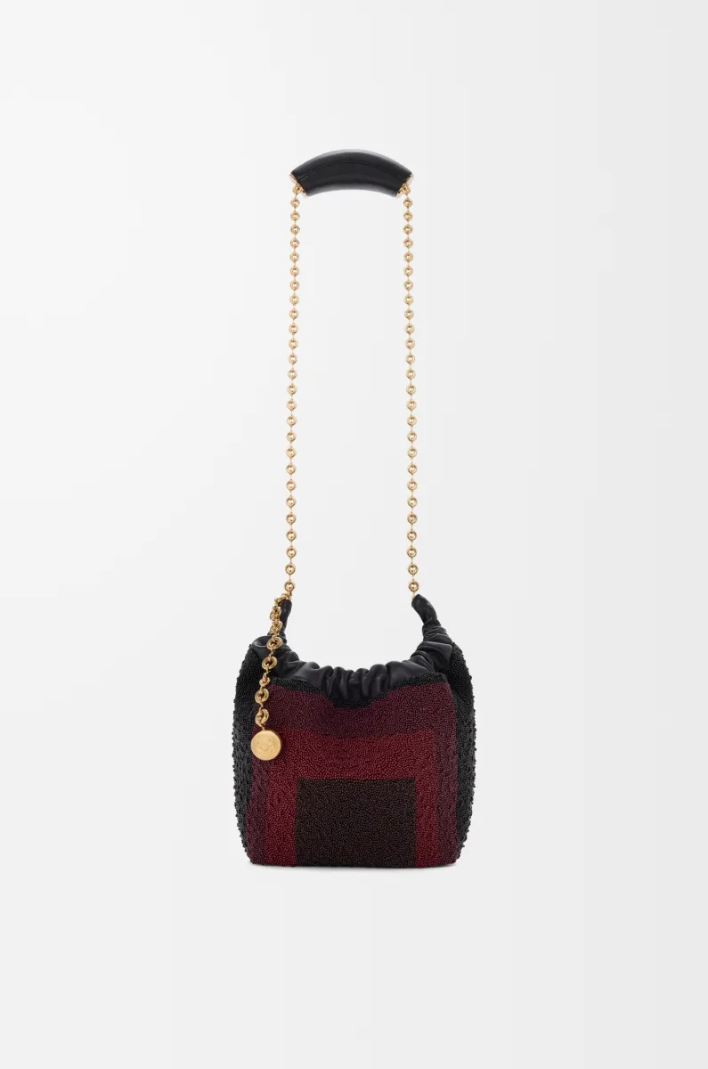 迷你珠饰皮革 Squeeze 手袋