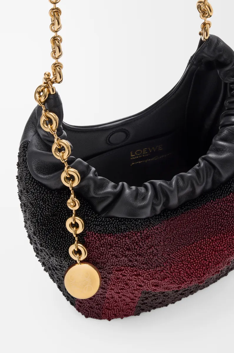 迷你珠饰皮革 Squeeze 手袋