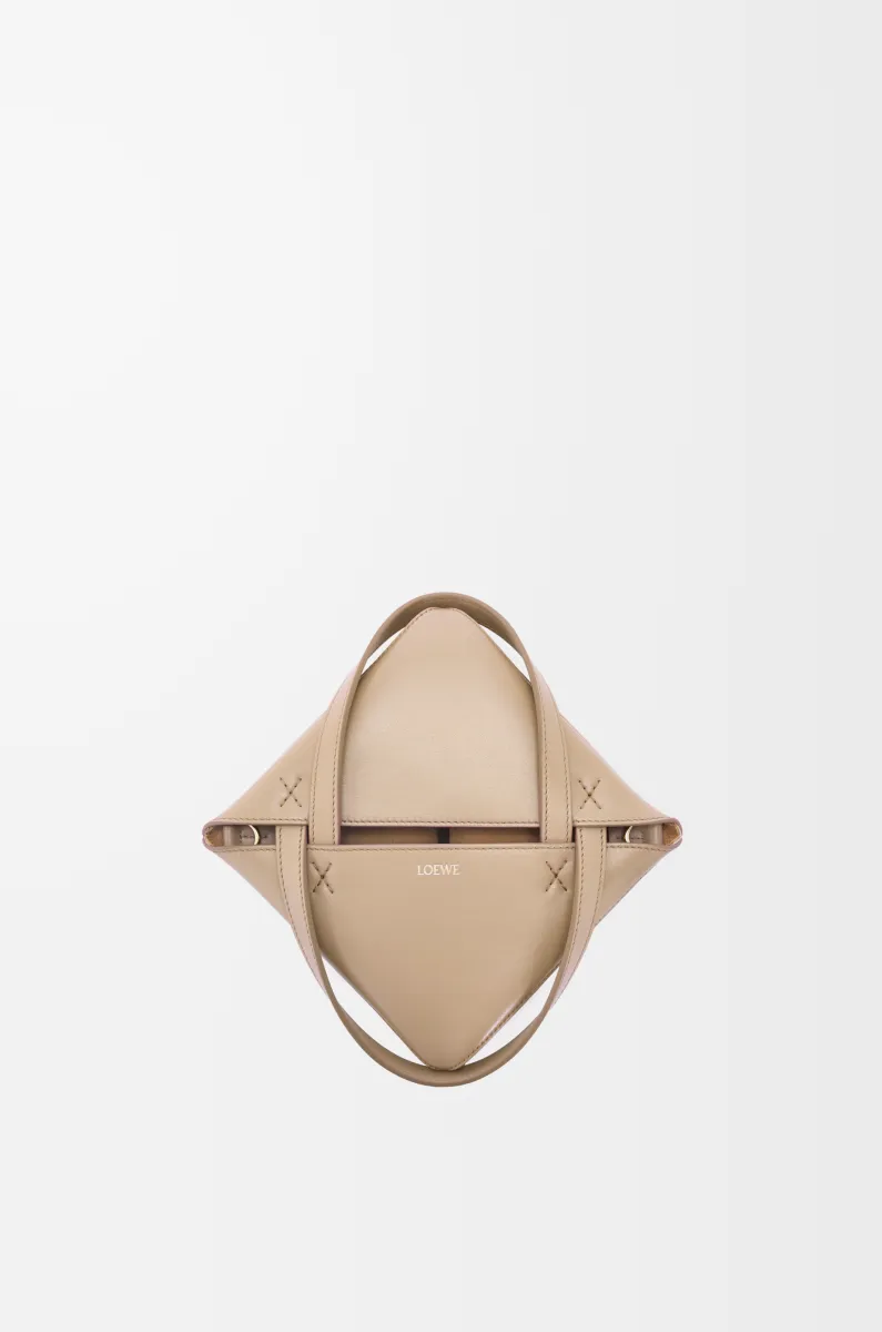 迷你亮面牛皮革 Puzzle Fold 手袋